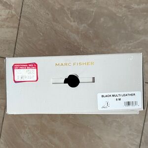 Marc Fisher Black Heeled Booties